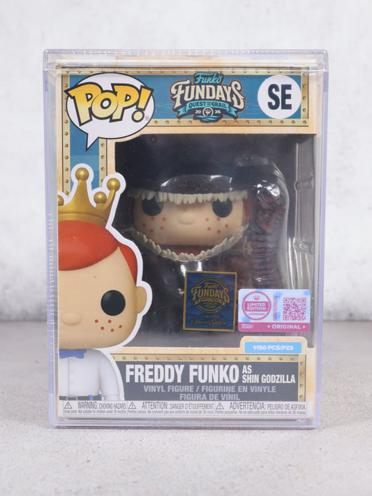 Funko Fundays 2026 presencial Freddy Funko as Shin Godzilla limitado a 1,150 pcs