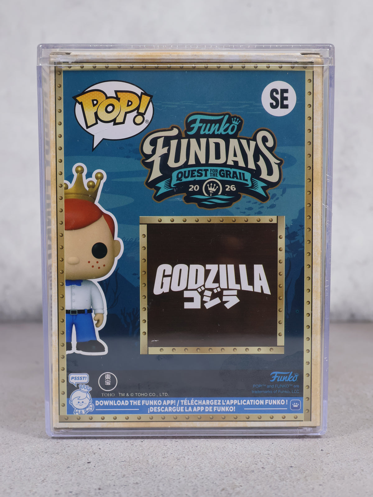 Funko Fundays 2026 presencial Freddy Funko as Shin Godzilla limitado a 1,150 pcs