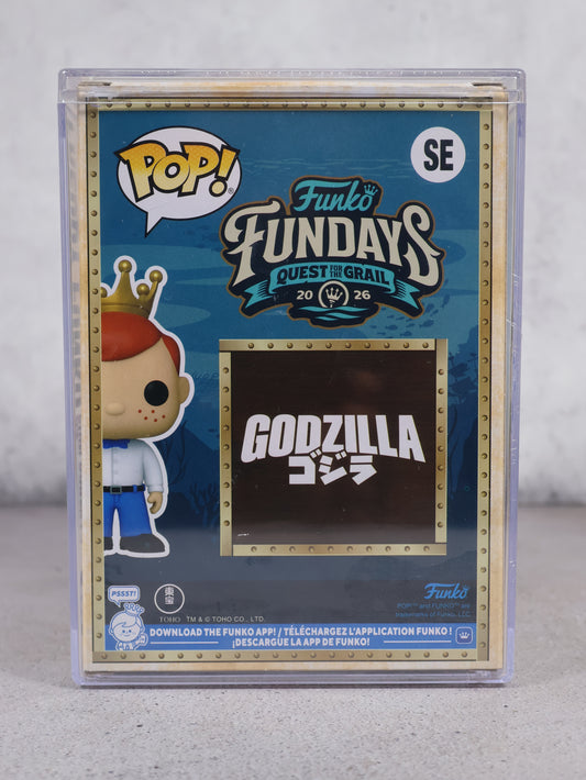 Funko Fundays 2026 presencial Freddy Funko as Shin Godzilla limitado a 1,150 pcs