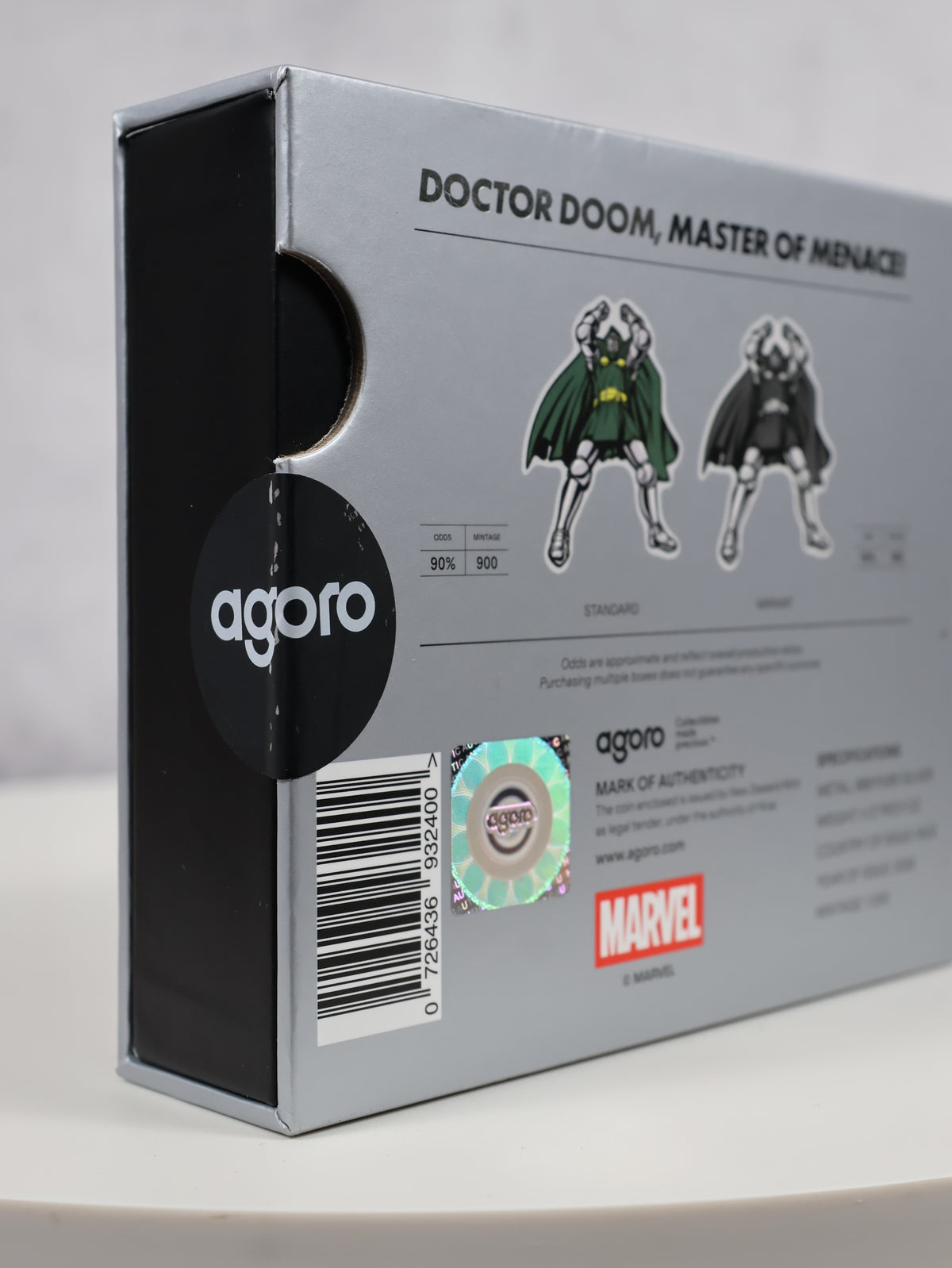 Agoro Doctor Doom Collectible Silver (Lámina de Plata) SDCC Exclusive 2026 LE 1000