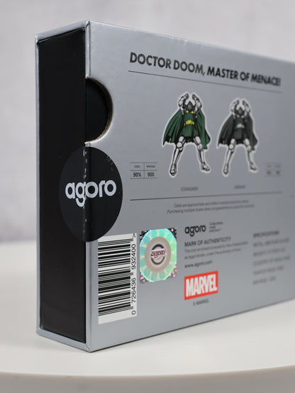 Agoro Doctor Doom Collectible Silver (Lámina de Plata) SDCC Exclusive 2026 LE 1000