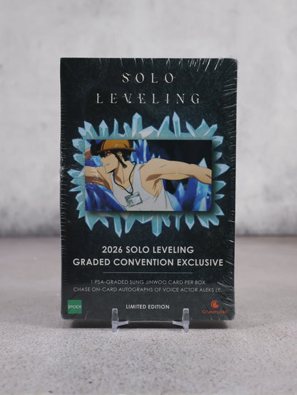 Mystery Box Solo Leveling x PSA (exclusiva de San Diego Comic Con) EPOCH Purple Promo Sung Jinwoo sellada