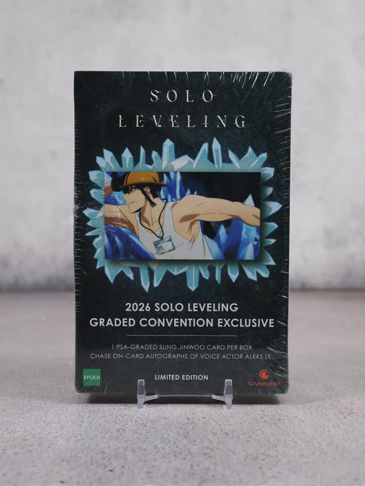 Mystery Box Solo Leveling x PSA (exclusiva de San Diego Comic Con) EPOCH Purple Promo Sung Jinwoo sellada