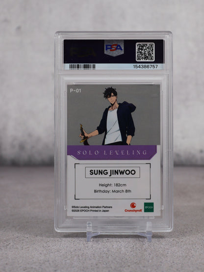 Solo Leveling x PSA (exclusiva de San Diego Comic Con) EPOCH Purple Promo Sung Jinwoo PSA 8