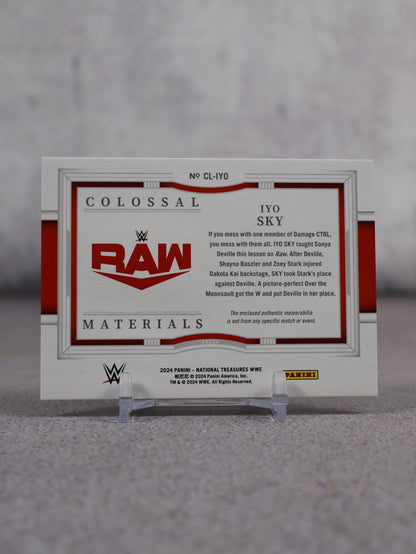 Panini WWE National Treasures Ivo Sky Memorabilia numerada 96/99