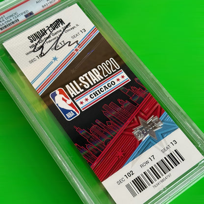 Boleto All star game firmado por Luka Doncic