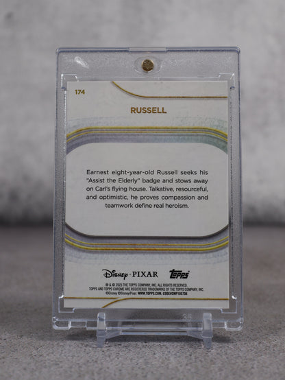 Topps Chrome 2025 Disney Pixar Russell UP numerada 16/250