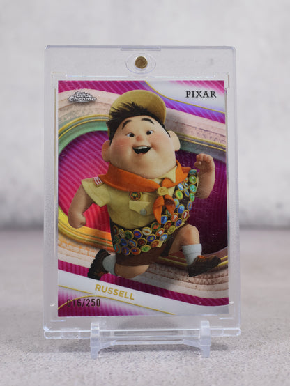 Topps Chrome 2025 Disney Pixar Russell UP numerada 16/250