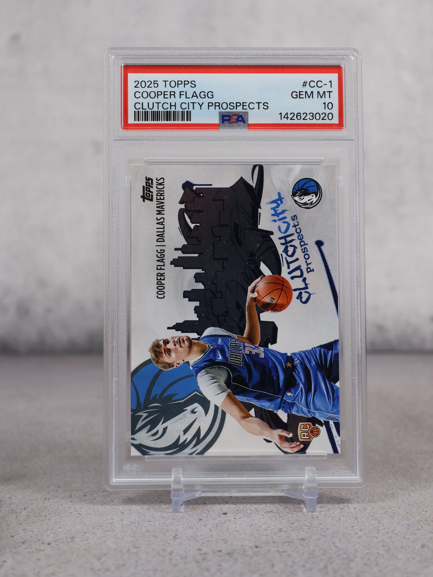 Topps Clutch Prospects Cooper Flagg Rookie Card PSA 10 2025