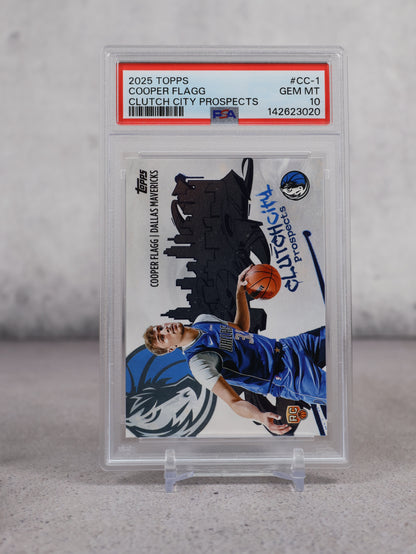 Topps Clutch Prospects Cooper Flagg Rookie Card PSA 10 2025
