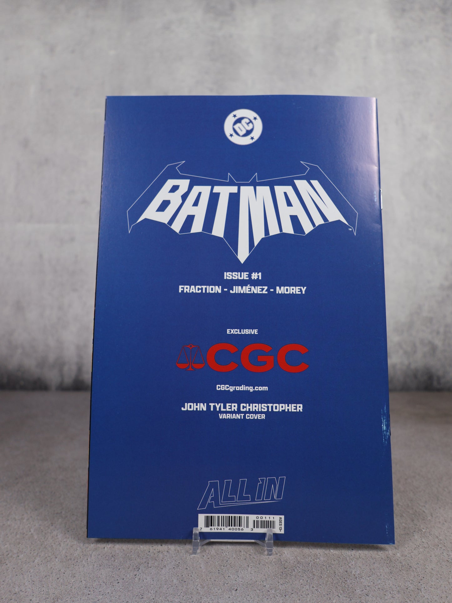 Comic Batman #1 CGC Exclusive SDCC 2026 John Tyler Christopher Variant Ltd 1500 Raw