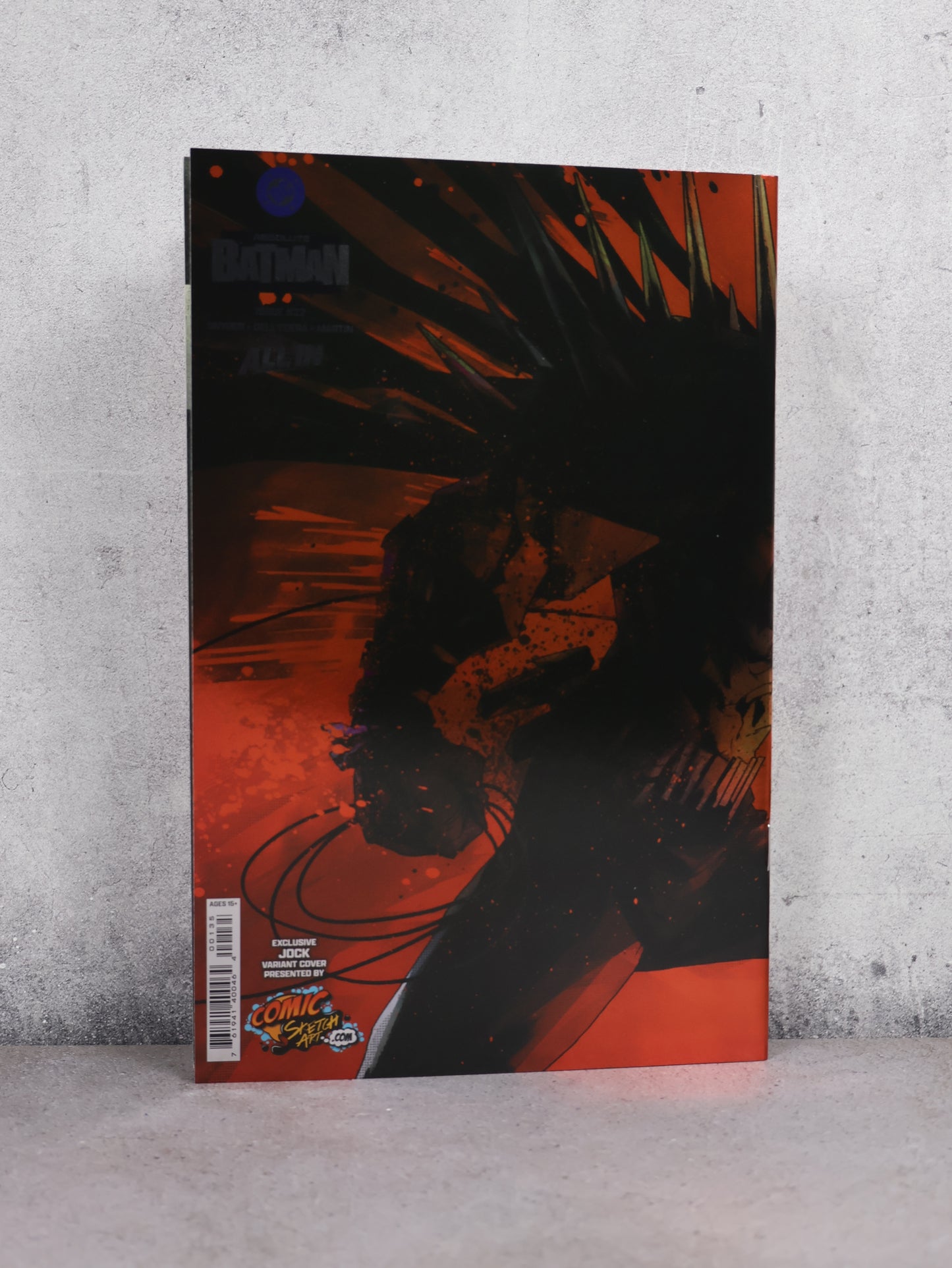 Comic DC SDCC EXCLUSIVE 2026 ABSOLUTE BATMAN #22 JOCK Cover firmado por SCOTT SNYDER certificado JSA