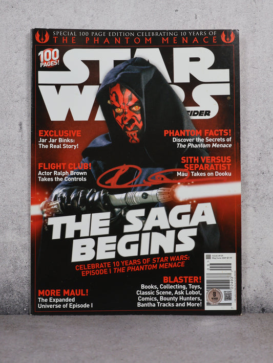 Revista Star Wars Insider firmada por Ray Park (BAS)