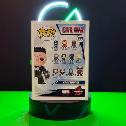 Funko Pop Marvel Civil War 139 Crossbones Unmasked Vaulted Barnes & Noble