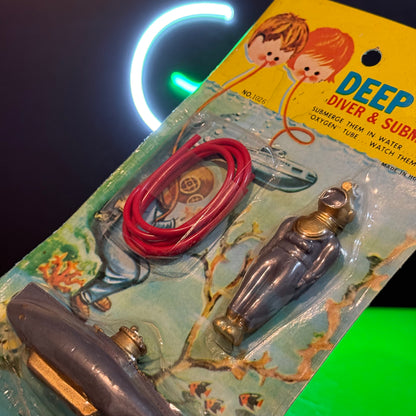 Deep Sea Driver & submarine juguete Inglés 1960