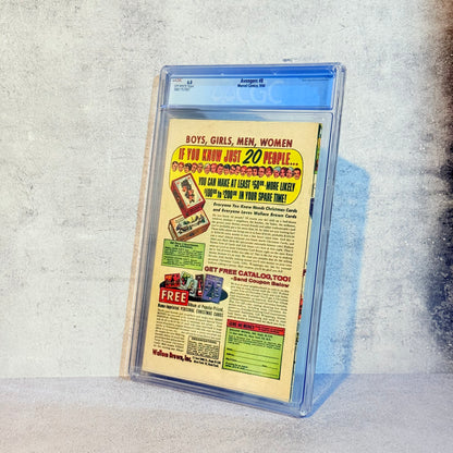 Comic CGC 6.0 Avengers #8 1964 1er aparición de Kang