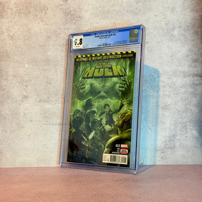 Comic CGC 9.8 Totally Awesome #22 2017 1er aparición Weapon X