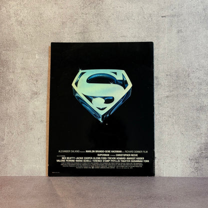 Folleto real 1978 Superman The Movie