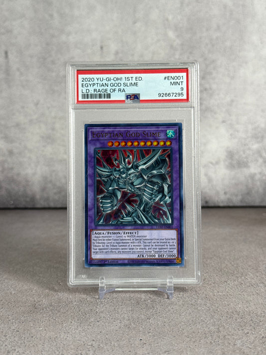 Yu-Gi-Oh! Egyptian God Slime (Rage of Ra 2020) PSA 9