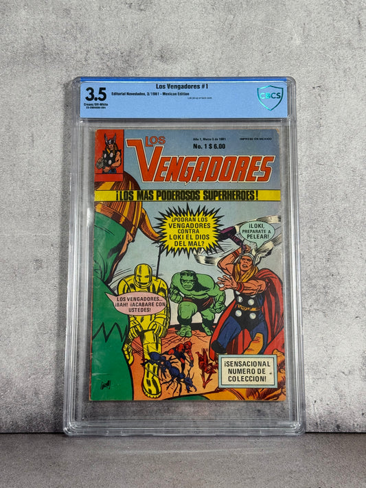 Comic Avengers #1 editorial Novedades (1981) 3.5 CBCS