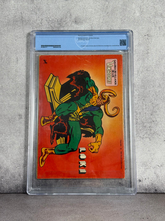 Comic Avengers #1 editorial Novedades (1981) 3.5 CBCS