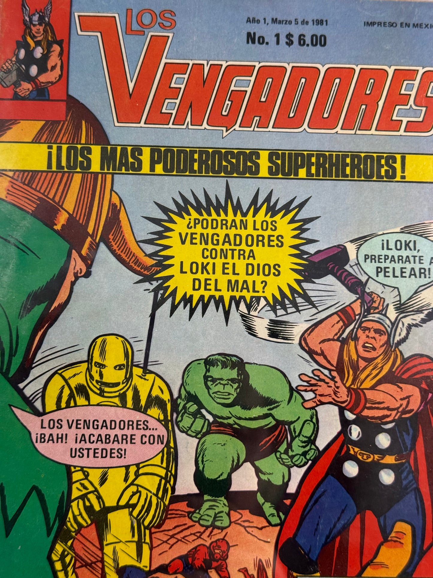 Comic Avengers #1 editorial Novedades (1981) 3.5 CBCS