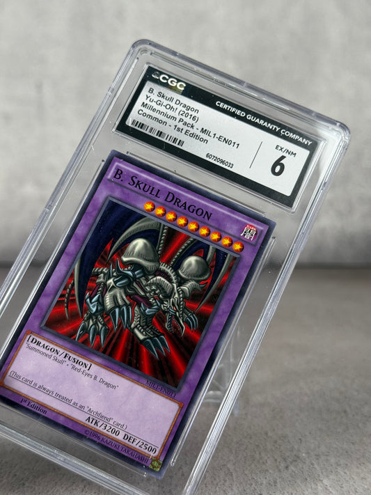 Tarjeta Yu-Gi-Oh! B. Skull Dragon Millennium Pack 2016 1st Edition CGC 6