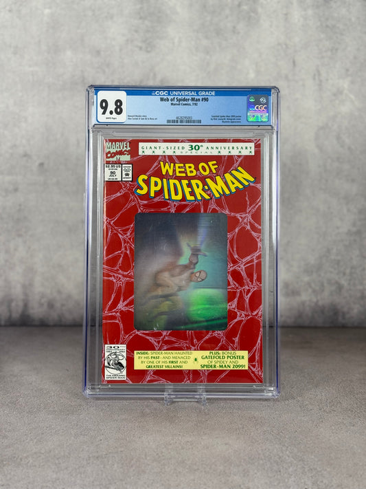 Comic Web of Spider-Man #90 Marvel 1992 CGC 9.8