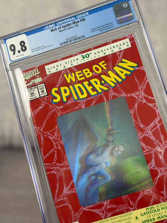 Comic Web of Spider-Man #90 Marvel 1992 CGC 9.8