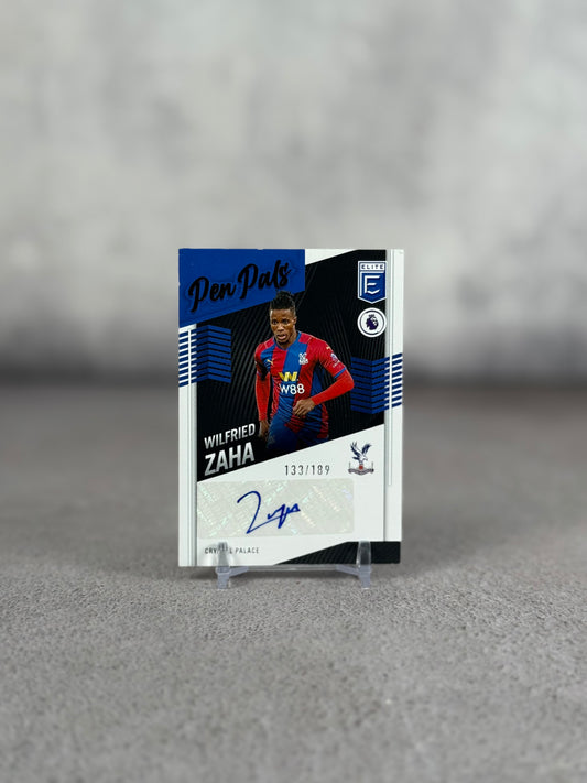 Tarjeta Wilfried Zaha Firmada 133/189 Donruss Elite Premier League 2022