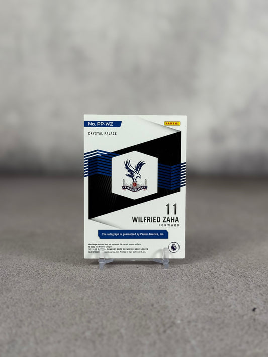 Tarjeta Wilfried Zaha Firmada 133/189 Donruss Elite Premier League 2022