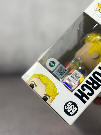 Funko Human Torch Hot Topic Exclusive Firmado por Joseph Quinn | SWAU + OPX