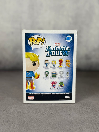 Funko Human Torch Hot Topic Exclusive Firmado por Joseph Quinn | SWAU + OPX