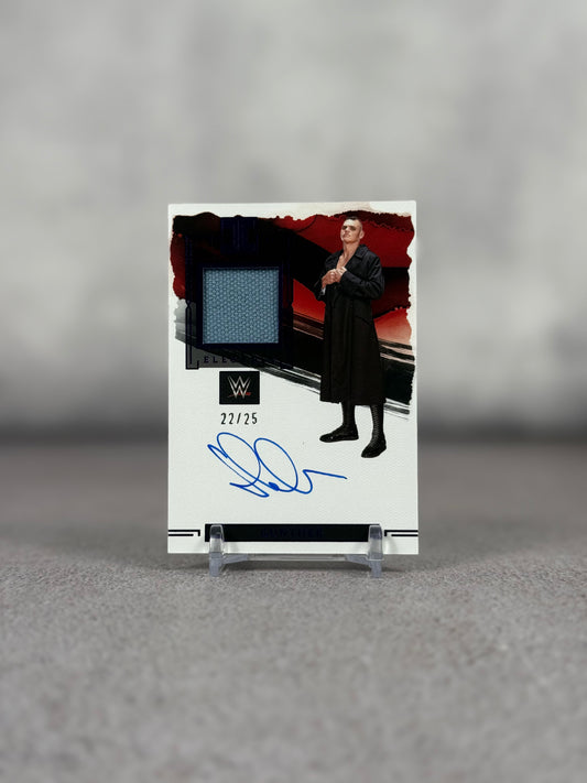 Tarjeta Panini Impeccable WWE firmada por Gunther ring-worn 22/25