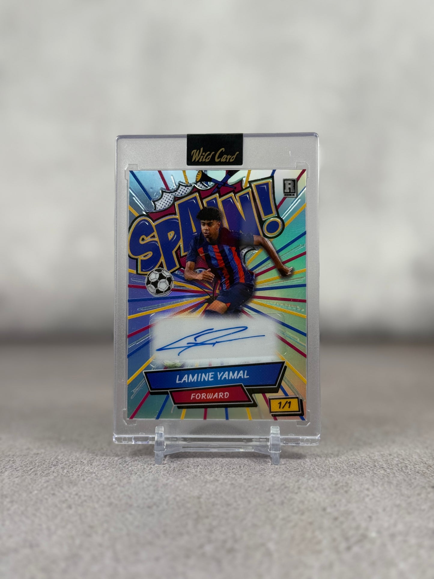 Tarjeta Wild Card 1/1 firmada por Lamine Yamal