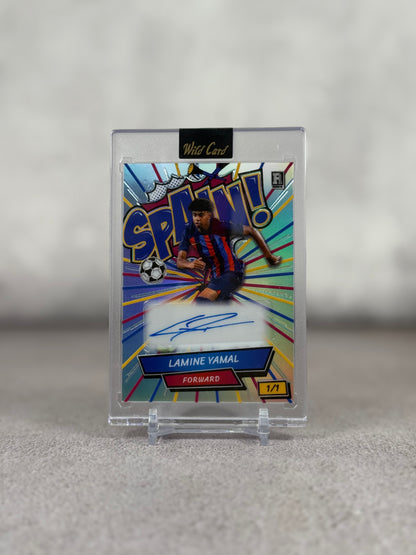 Tarjeta Wild Card 1/1 firmada por Lamine Yamal