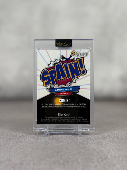 Tarjeta Wild Card 1/1 firmada por Lamine Yamal