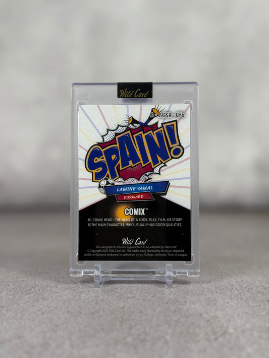 Tarjeta Wild Card 1/1 firmada por Lamine Yamal
