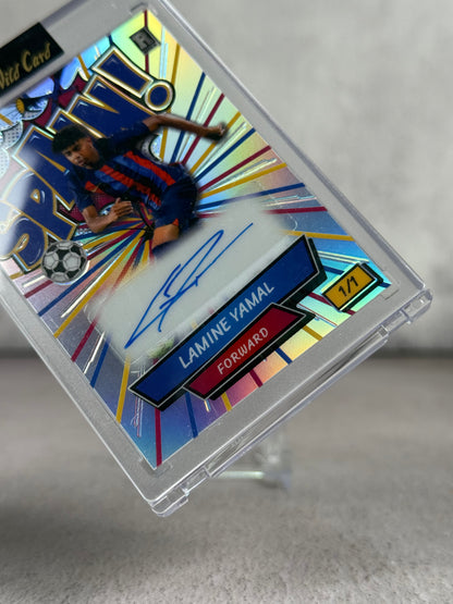 Tarjeta Wild Card 1/1 firmada por Lamine Yamal