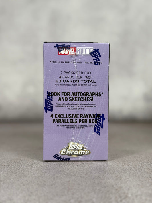 Caja Topps Chrome Marvel Blaster 2025