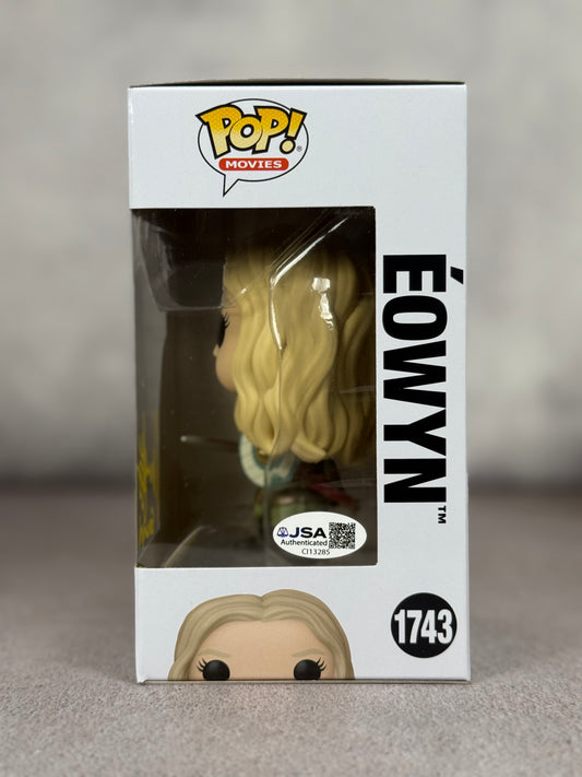 Funko Pop Eowyn Lord of the Rings firmado por Miranda Otto JSA