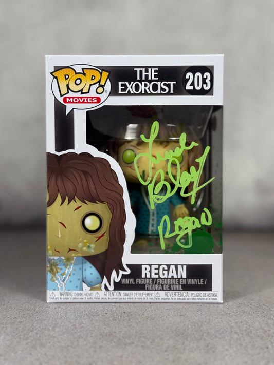 Funko Pop Regan El Exorcista firmado por Linda Blair JSA