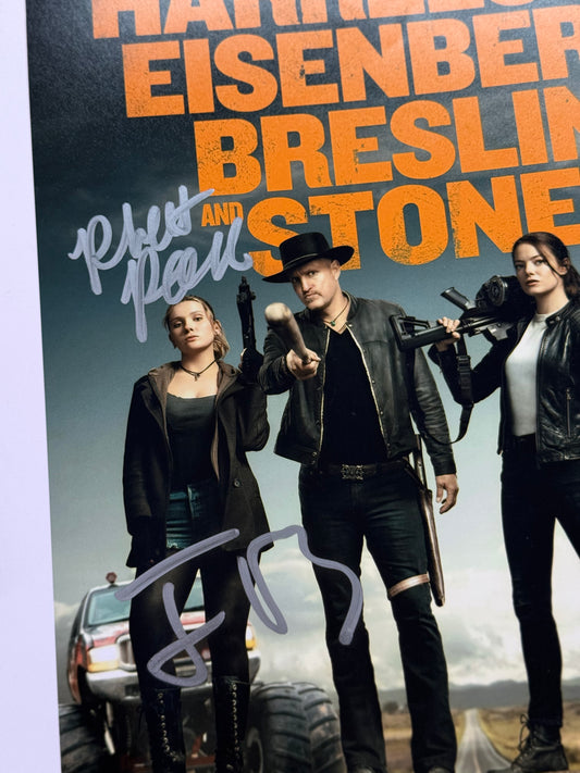 Poster Zombieland firmado Eisenberg Fleischer Reese