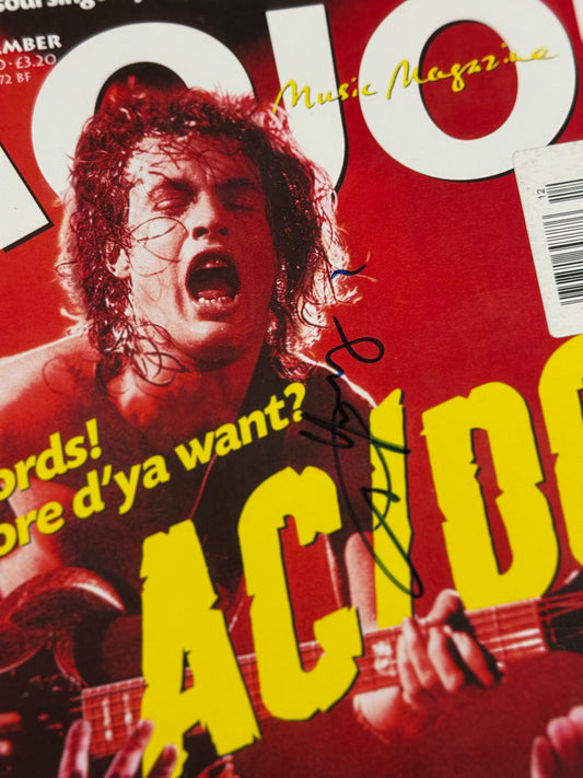 Print firmado por Angus Young AC/DC certificado por JSA