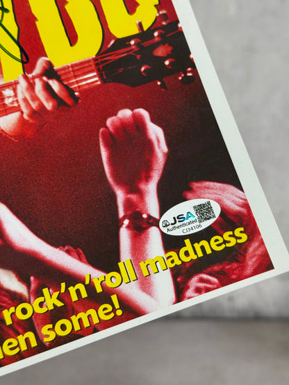 Print firmado por Angus Young AC/DC certificado por JSA