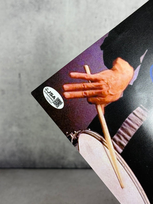 Foto The Police firmada por Stuart Copeland certificado por JSA