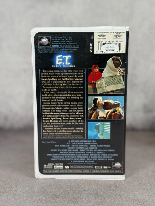 VHS original ET firmado por cast JSA