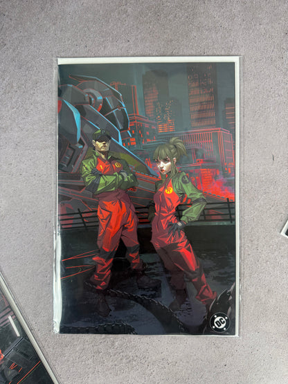 Exclusiva PSA x SDCC 2025 Comic Absolute Batman 22 / 5 Connecting Covers variant cover Kael Knu