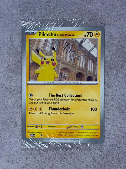 Promo Pokemon Pikachu At The Museum London Jumbo Card - Sealed 2026