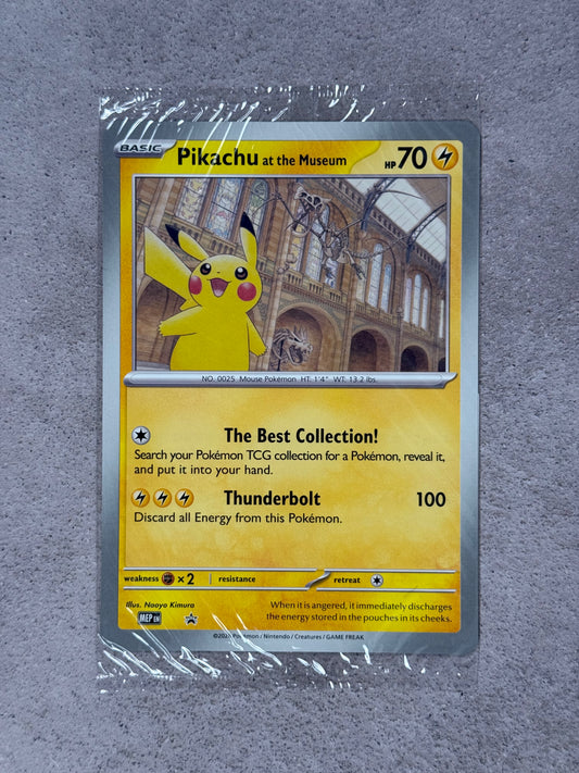 Promo Pokemon Pikachu At The Museum London Jumbo Card - Sealed 2026